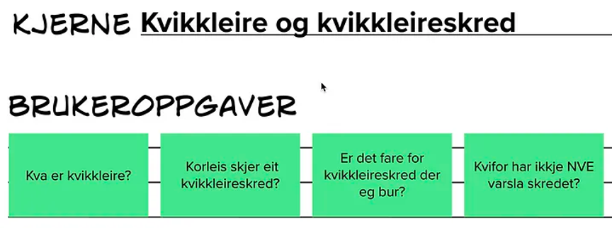 Kvikkleire, krisekommunikasjon og kjernemodellen